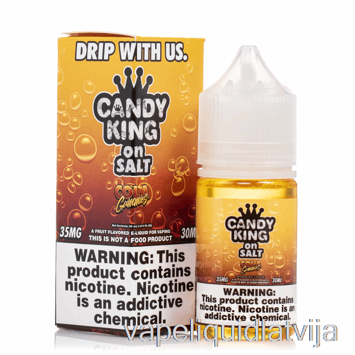 Kolas Gumijas - Konfekšu Karaļa Sāļi - 30ml 35mg Vape šķidrums